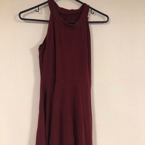 Halter neck mini dress
